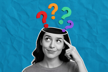 woman with question mark