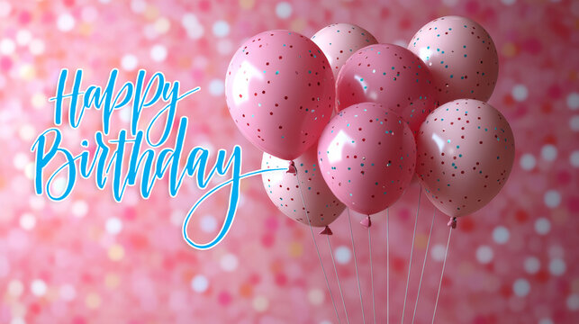 happy brithday card with eggs balloon