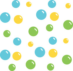 Background of colored balloons. Vector illustration