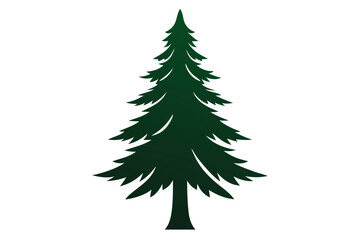 fir-tree-branch-silhuette---vector-art-illustriton.eps