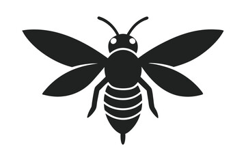 metal-bee-silhuette---vector-art-illustriton-white.eps