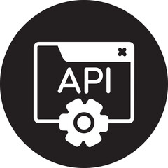 api glyph icon