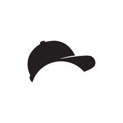 A minimalist cap design with black and white color.
