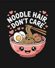 Ramen Vector T-Shirt Design Art & Illustration, Hoodie, Bag, Sticker and more use