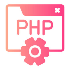 php gradient icon