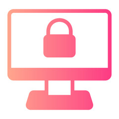monitor gradient icon