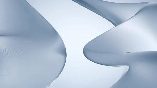 Abstract blue wave corner design on a blank sheet for business or technology concepts