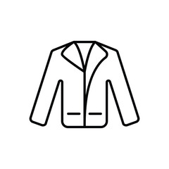 Leather Jacket Vector icon
