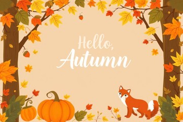 Autumn Nature Celebration Illustration