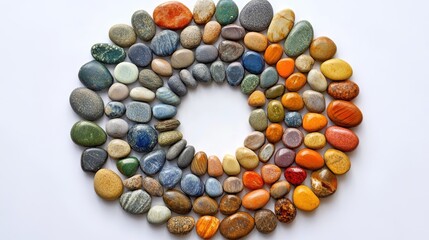 frame made of stones