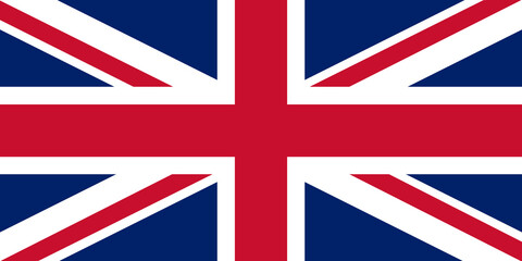 United Kingdom flag illustration isolated