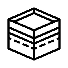 Kaaba line icon