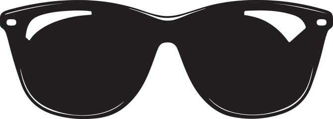Sunglasses Silhouette Vector Illustration