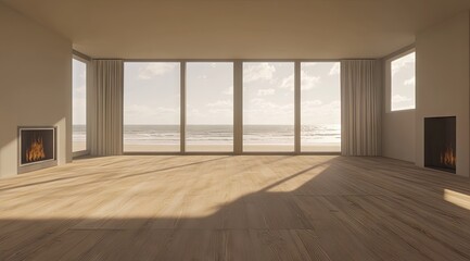 Obraz premium Coastal Modern Living Room