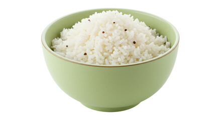 Isolated Bowl of Rice