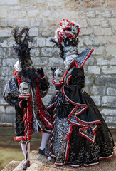Disguised Couple - Annecy Venetian Carnival 2013