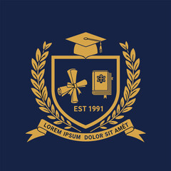 university and college school crests and logo emblems © zi_zoup