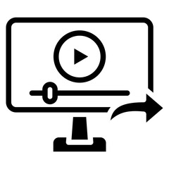 Video Sharing Icon