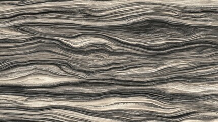 Abstract Texture of Grey and Black Waves, Natural Marble Pattern, Artistic Surface Design for Modern Backgrounds and Interior Decor Projects