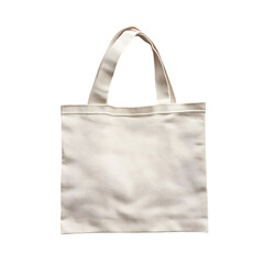 Minimal Canvas Bag with a Soft Smooth Finish and Su Isolated on Transparent Background