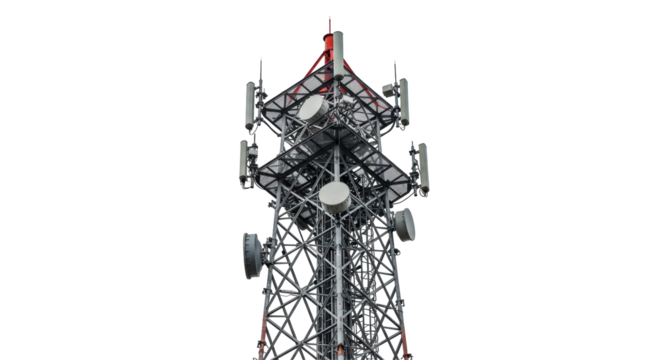 Isolated Telecommunication Tower