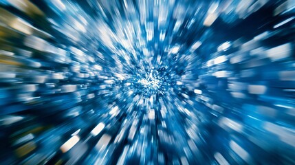 Blue Abstract Motion Blur Background  and s