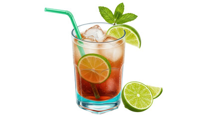 Isolated Long Island Iced Tea