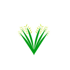 Stylized plant vector illustration evoking growth and natural simplicity