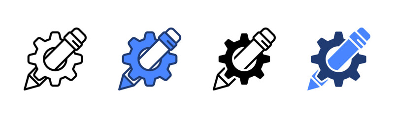 Administration icon sheet multiple style collection