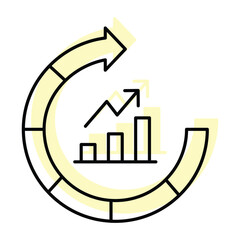 Continuous Improvement vector, pixel perfect, illustrator file 