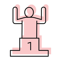 First Position vector, pixel perfect, illustrator file 
