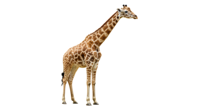 Isolated Giraffe