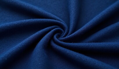 Fototapeta premium Ink blue cashmere fabric closeup with soft texture
