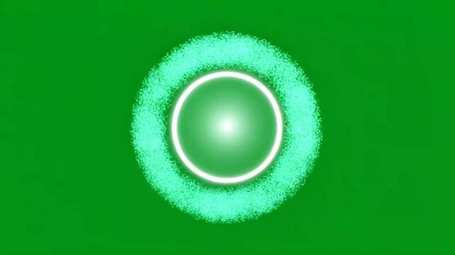 green easter egg on the grass