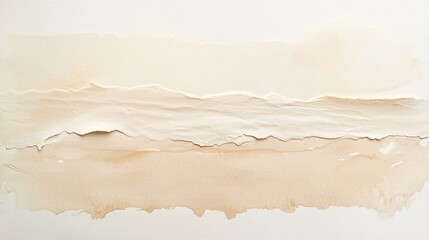 Obraz premium Cream Watercolor Paper Texture Background for Elegant Designs and Artistic Projects