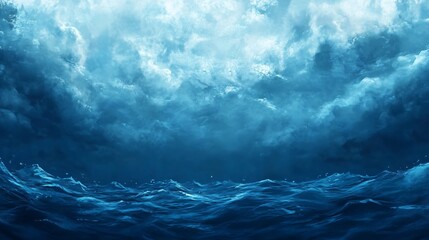 Sublime Deep Blue Sea Texture  and Inspiring Visual Content