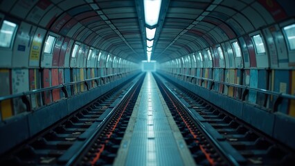 Tunnel lighting technology image