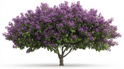 Obraz premium Vibrant Tree and Flower Decor Botanical Images for Creative Plant Design Displays