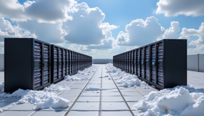 abstract cloud computing networks have revolutionized data transfer in digital technology by providing scalable and flexible storage solutions that can adapt to the changing needs of organizations.