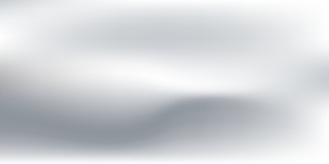 Silver foil background with metal mirror texture. Chrome gradient surface with light gloss. Vector aluminum grey sheet with reflection. Platinum and titanium abstract cold bg