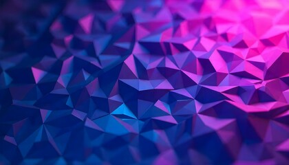 abstract blue background with triangles