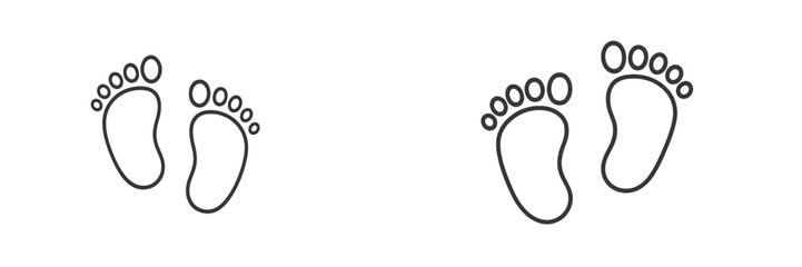 Baby footprints symbolize growth and innocence during a joyful celebration in a serene environment