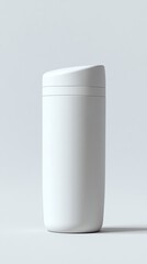 White Bottle Mockup