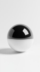Black and White Sphere