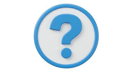 Isolated Question Mark