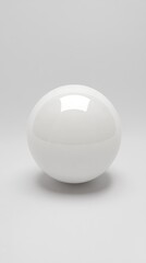 White Sphere on a White Background