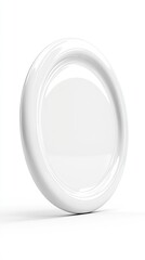 White Plate on White Background