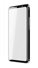 Black Smartphone with Blank Screen