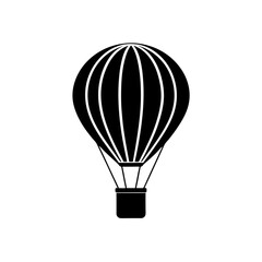 Fototapeta premium air balloon with basket exploration or tourism 