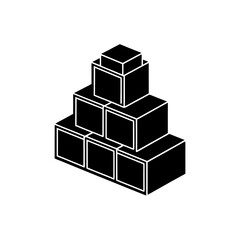 building blocks stacked unevenly   learning throug